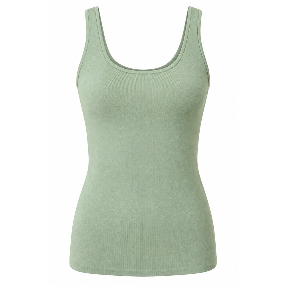 Alice + Olivia Daryn Sweater Tank M Green Tea Knit Scoop Neck NWT $275